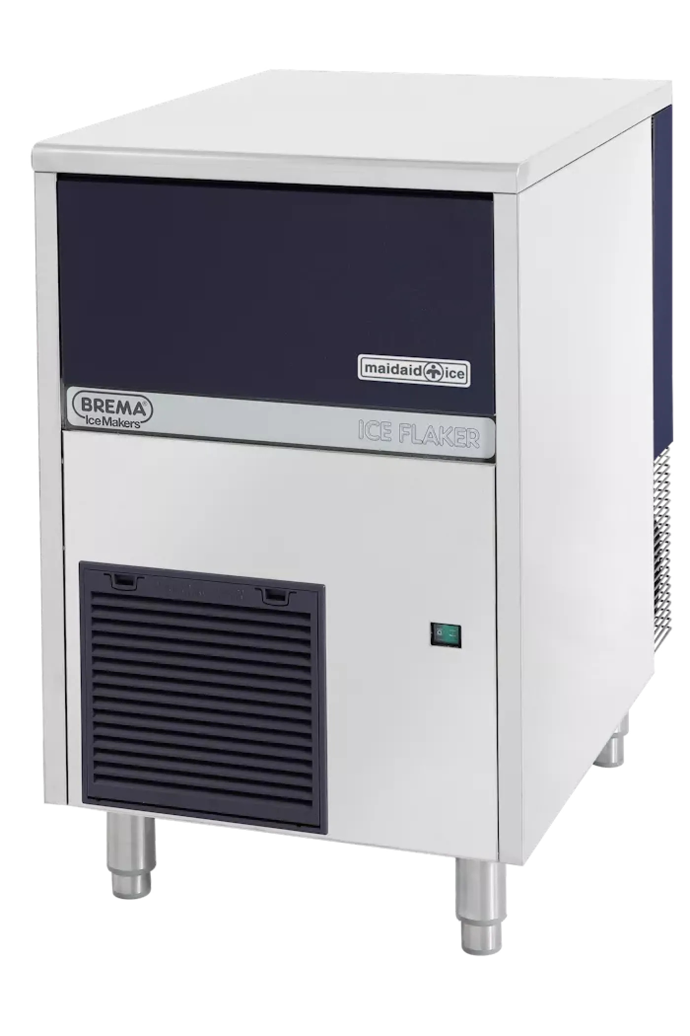 Maidaid MF90-20 HC Granular Ice Maker with 20kg Bin - islandcatering - 1