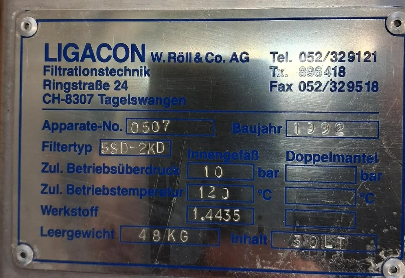 LIGACON Edelstahl-Druckfilteranlagen - 6