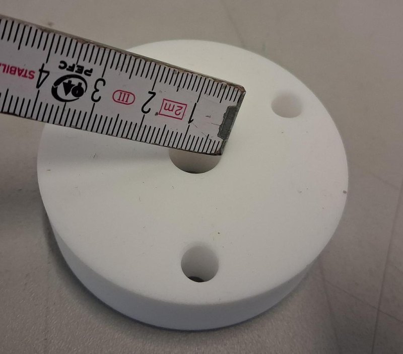 Normag Anschluss- bzw. Adapterplatte aus PTFE