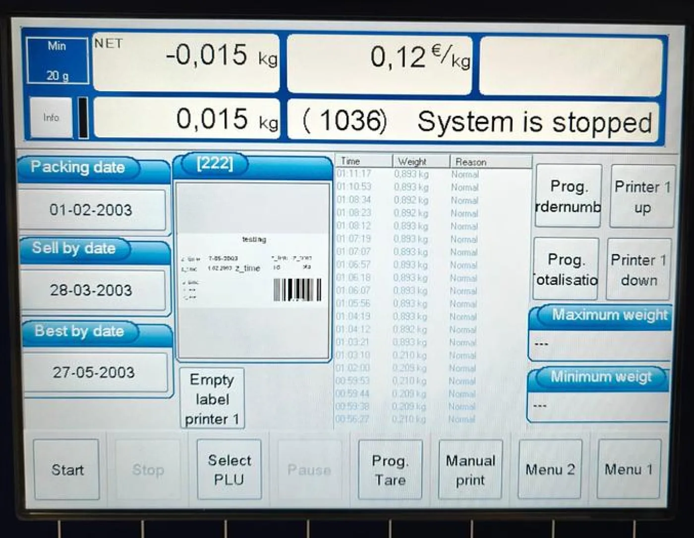 2007 Mettler Toledo - Garvens Labelprinter, PAS 3012 - 4