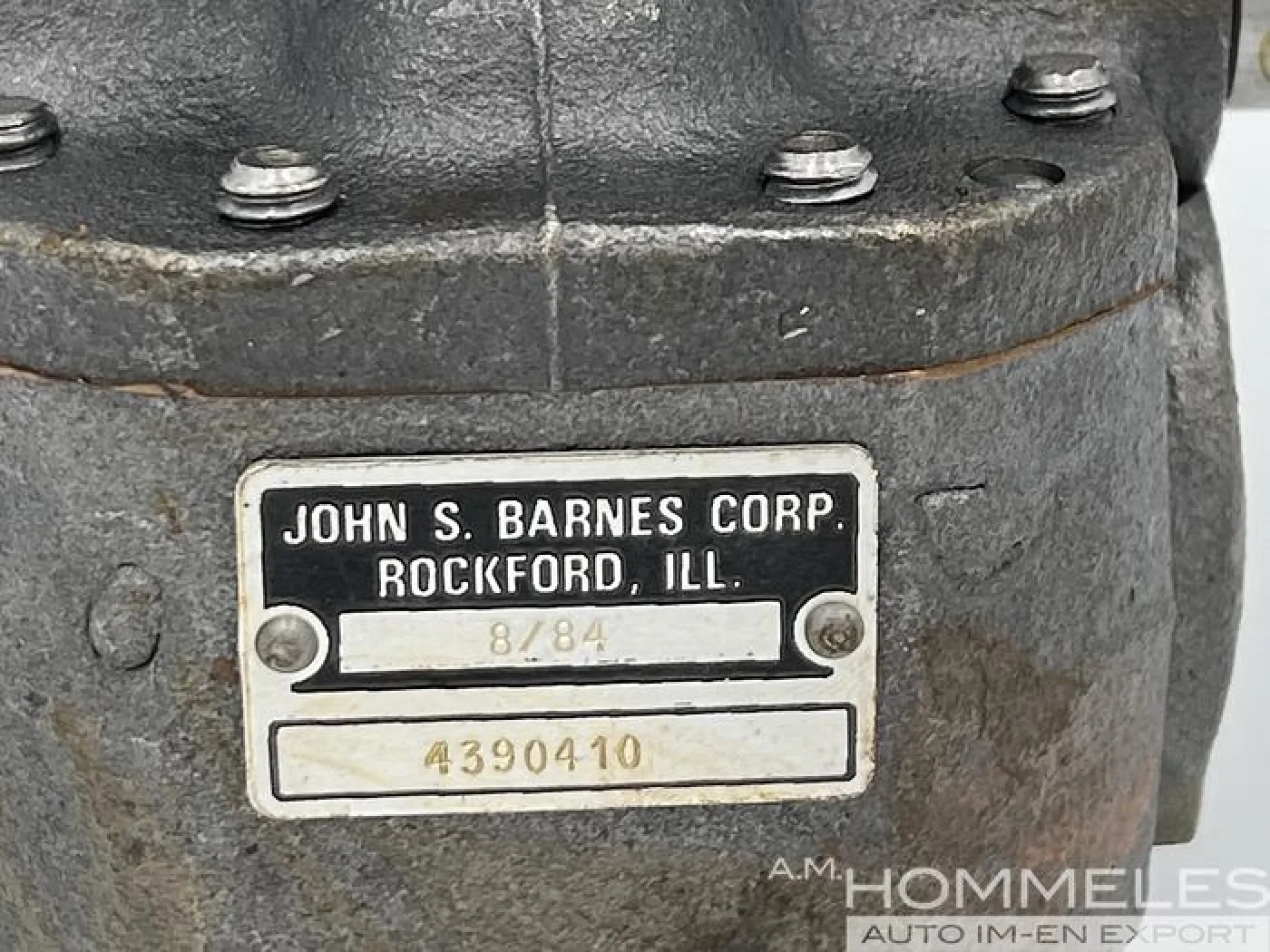 JOHN S. BARNES CORP. 4390410 - 4