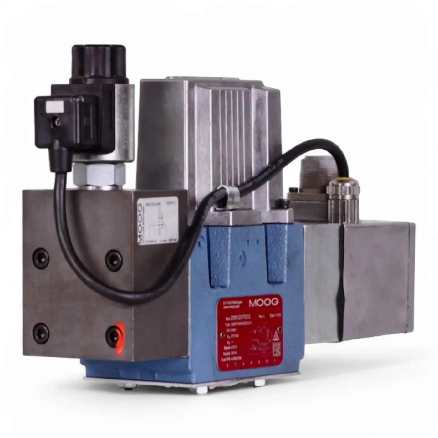 MOOG Servoventil D691Z4702G mit Vorsteuerstufe B97235-024V - 3