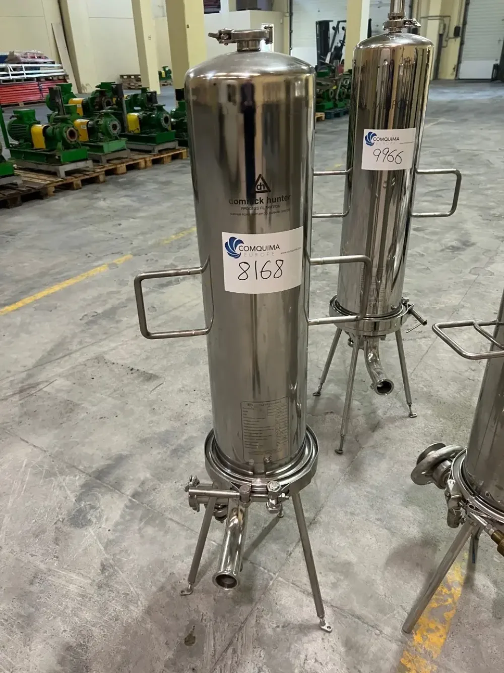DOMINICK HUNTER SH053 HOUSING FILTER STAINLESS STEEL 316L 29.1 LITERS USED