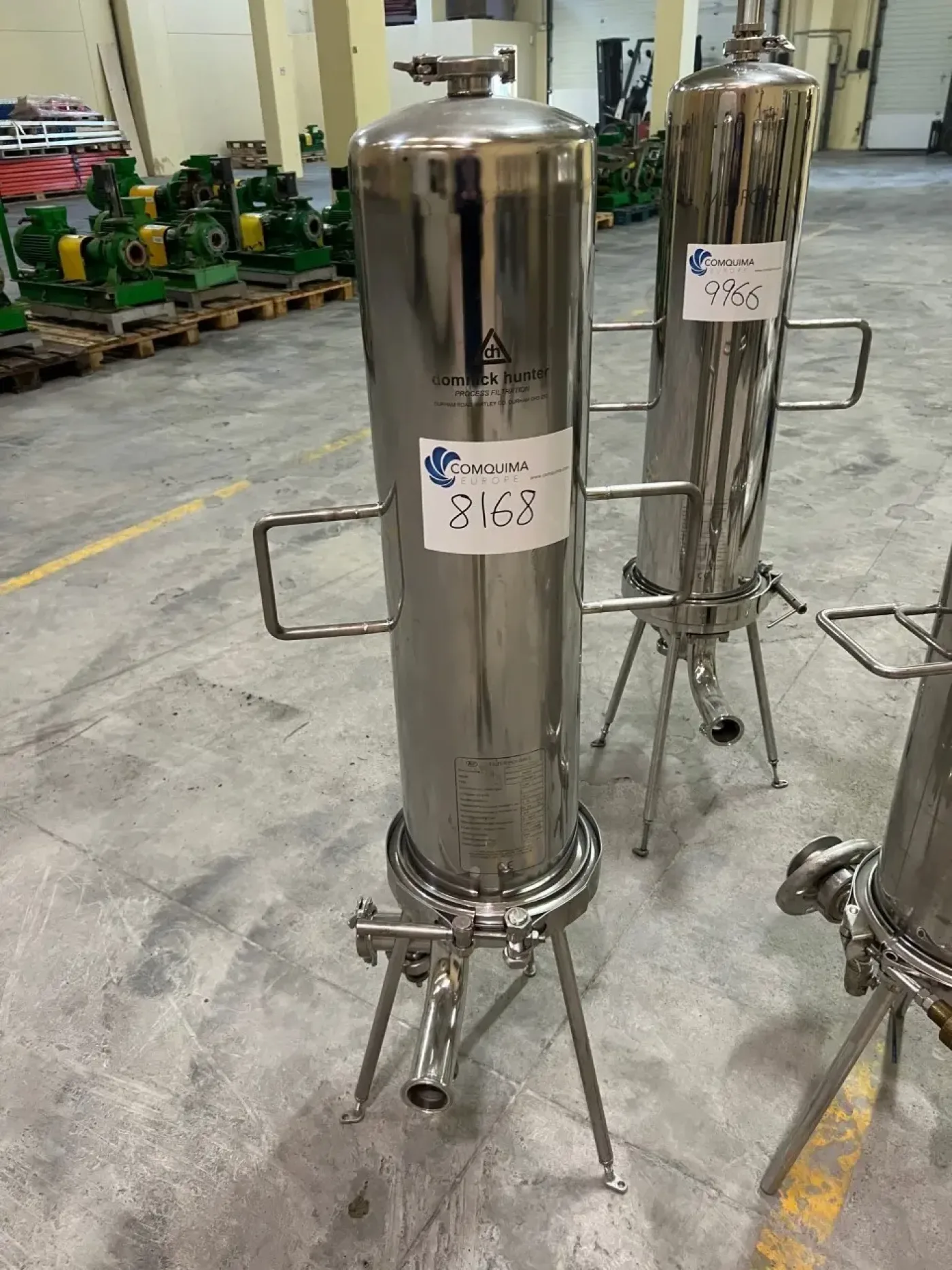 DOMINICK HUNTER SH053 HOUSING FILTER STAINLESS STEEL 316L 29.1 LITERS USED - 1