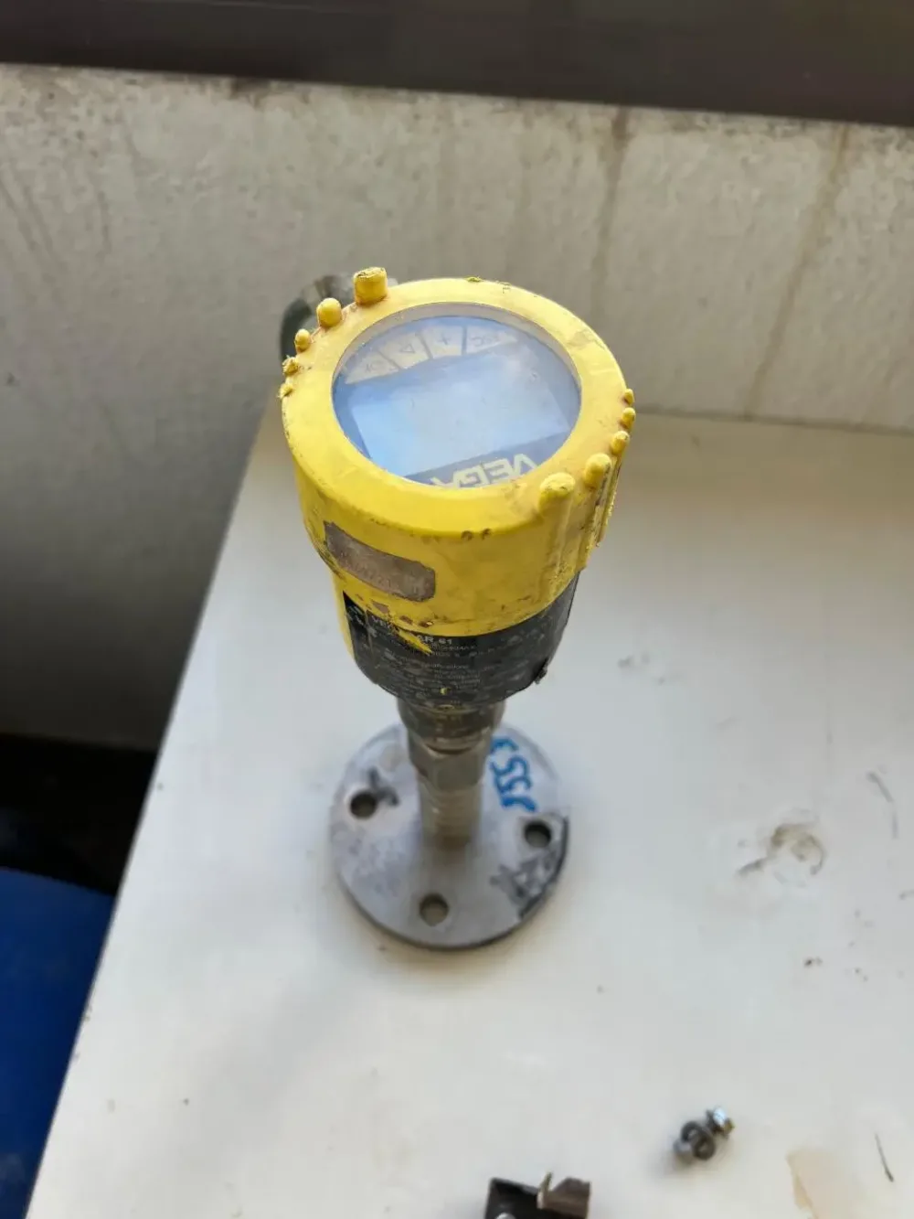 USED VEGABAR 61 ATEX PRESSURE TRANSMITTER WITH SEPARATOR RING