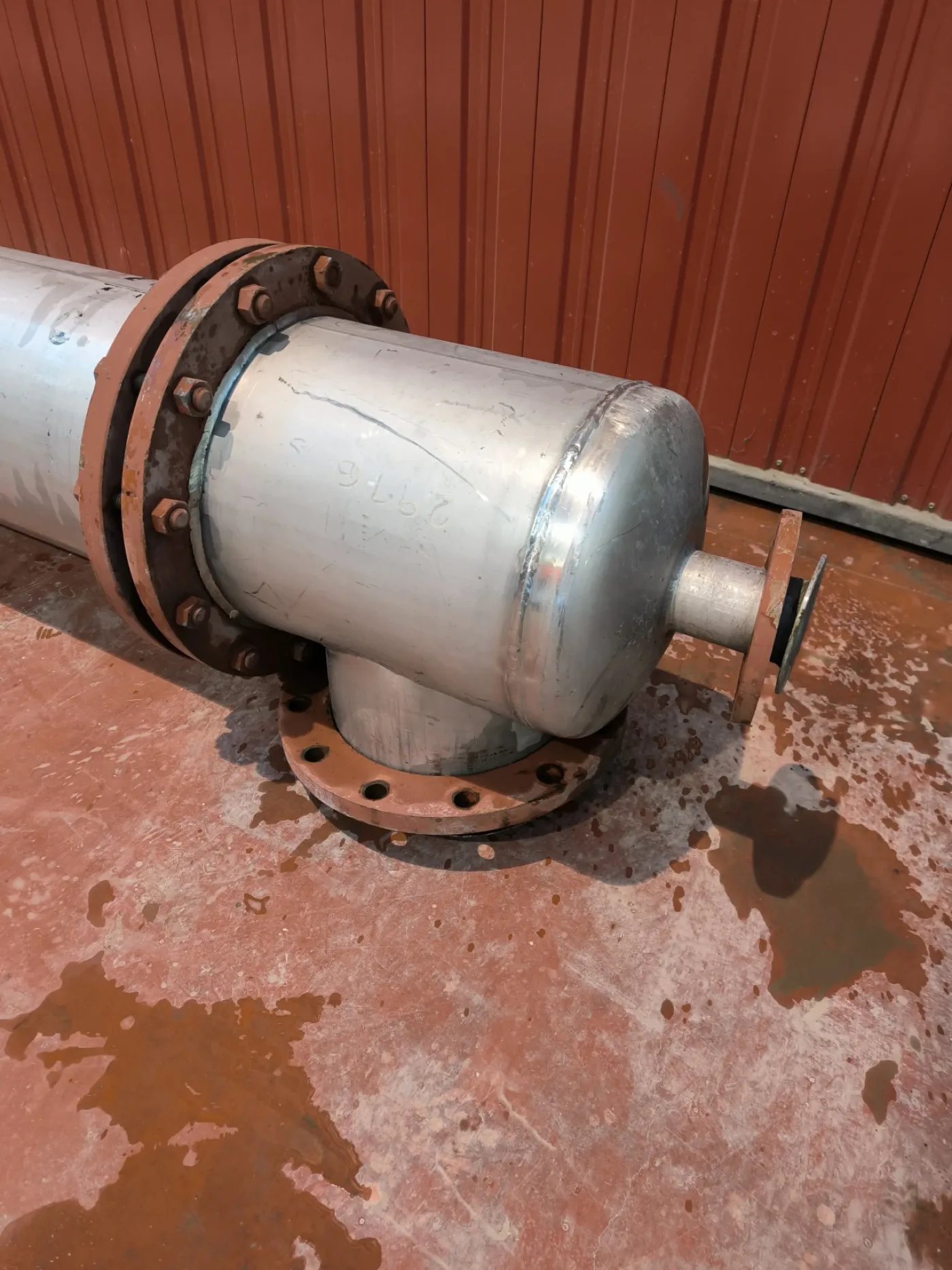 STAINLESS STEEL TUBULAR HEAT EXCHANGER 11.3 M² AGUILAR Y SALAS - 5