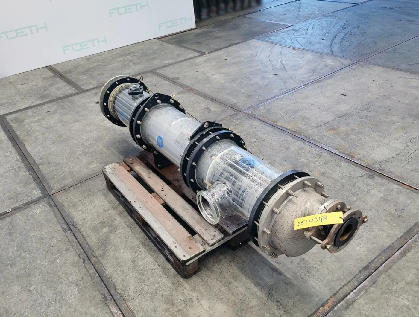 QVF Glasstechnik S-ROB71/300/SH/3/SIC 7,1m² - Shell and tube heat exchanger - 2