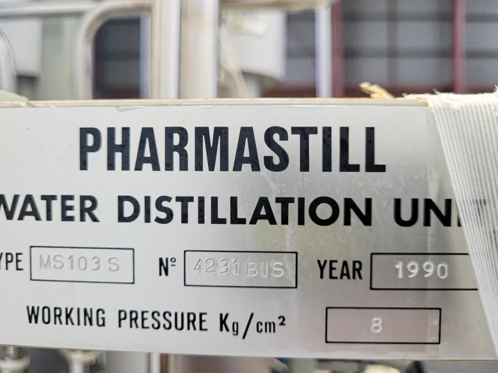 Pharmastill WFI MS103S - Distillation