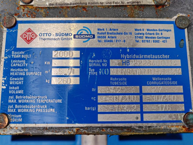 Unex Hybrid, fully welded plate heat exchanger - Plate heat exchanger