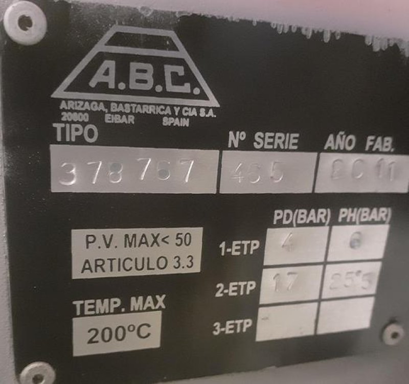 Compressor ABC Arizaga Bastarrica y Cia 18,5kw