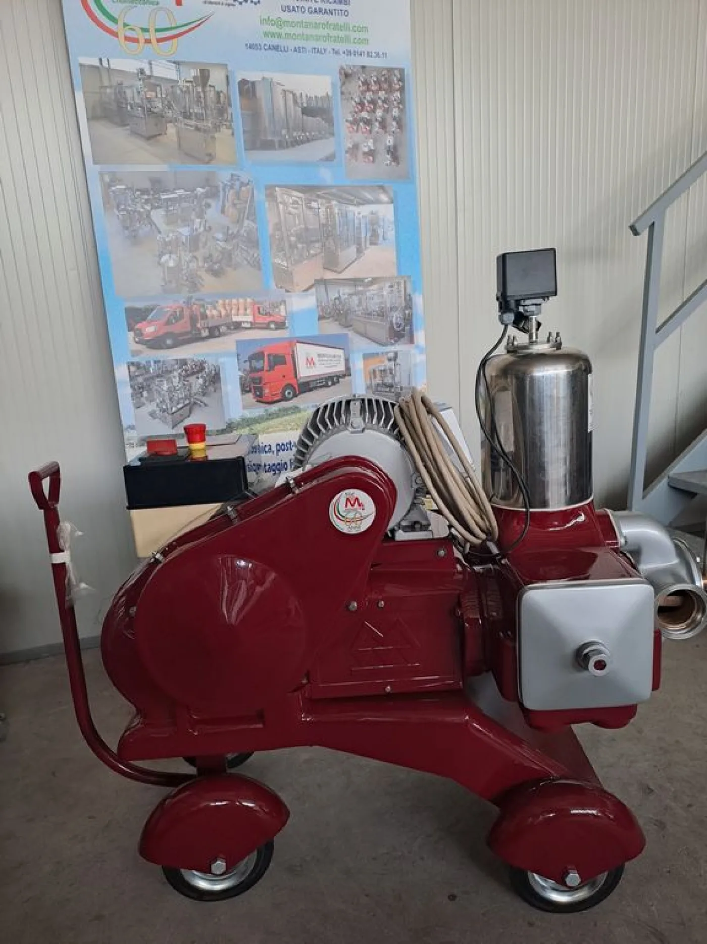 PISTON PUMP MANZINI MOD.400HL, TWIN-CYLINDER, BRONZE BODY PUMP, SECOND-HAND MACHINE - 5
