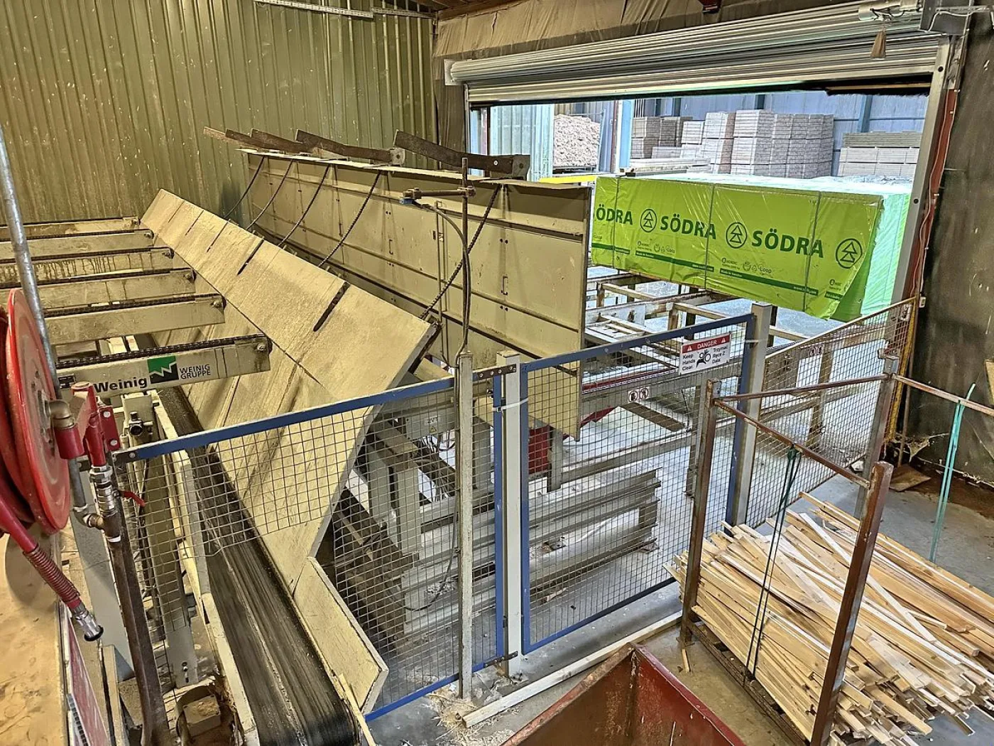 WEINIG high speed planing line Hydromat 30 XL - 2