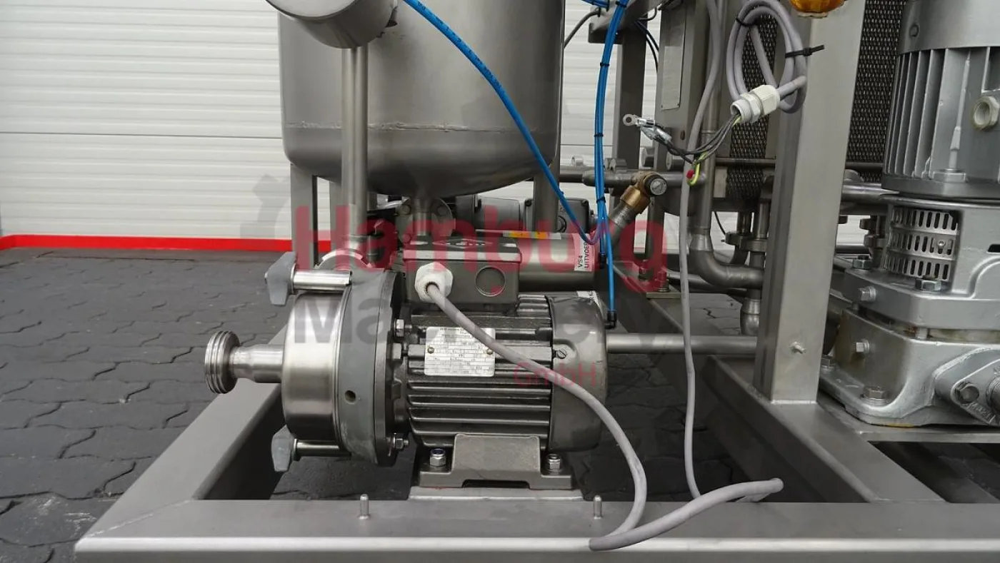 UHT Pilot plant with aseptic homogeniser and filling chamber - APV UHT pilot + Gaulin 396 MCP 4-2,5TBS - 7