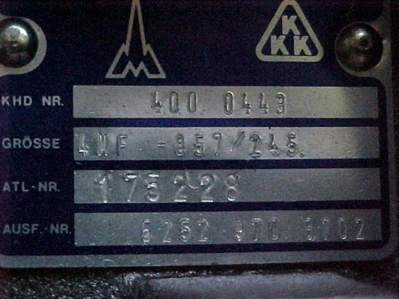 KKK 4MF-857/245 - 5