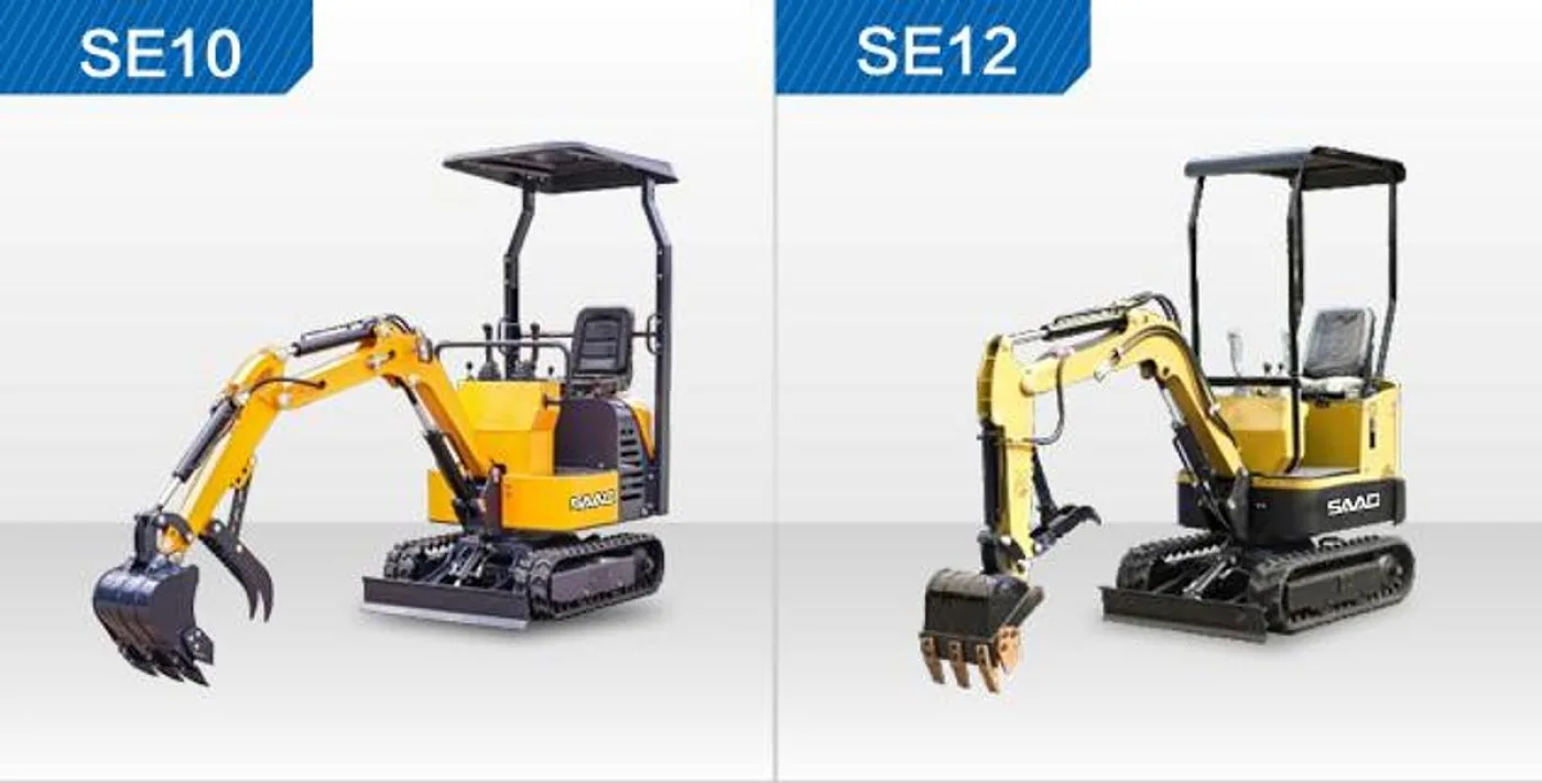 JDS-SE10: La Miniexcavadora Ultracompacta y JDS-SE12: Agilidad con Más Capacidad de Trabajo - 1
