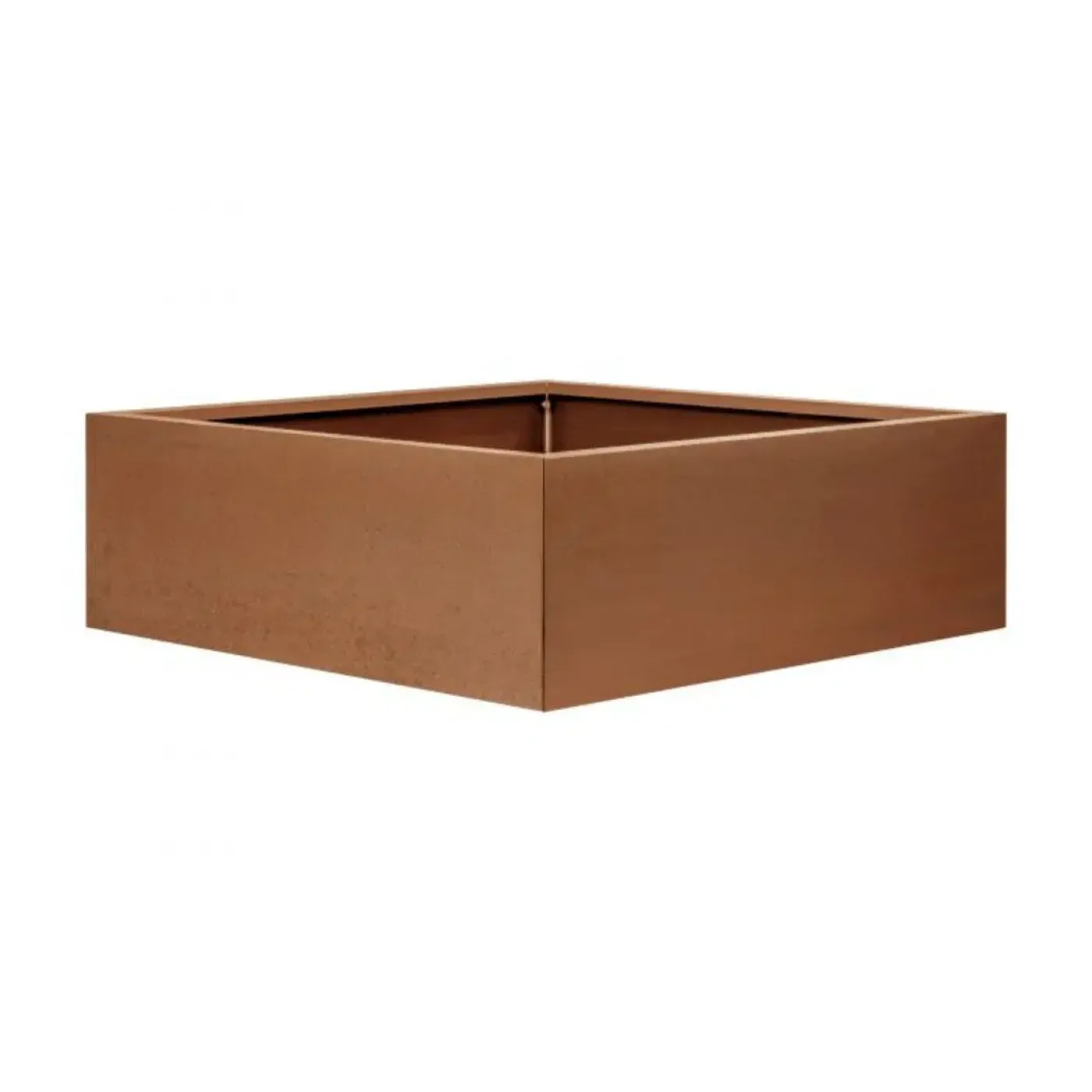 Bloembak Vlak Corten - 40 cm hoog - 1