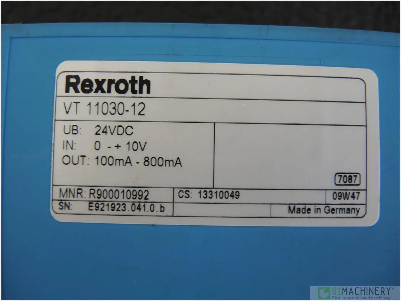 2009 REXROTH VT11030-12 AI2573 - 4