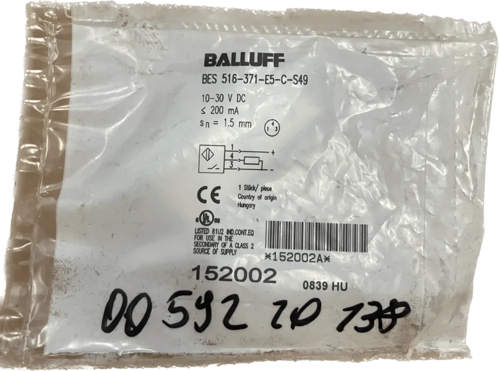 BALLUFF Induktive Standardsensoren mit Vorzugstypen BES 516-371-E5-C-S49