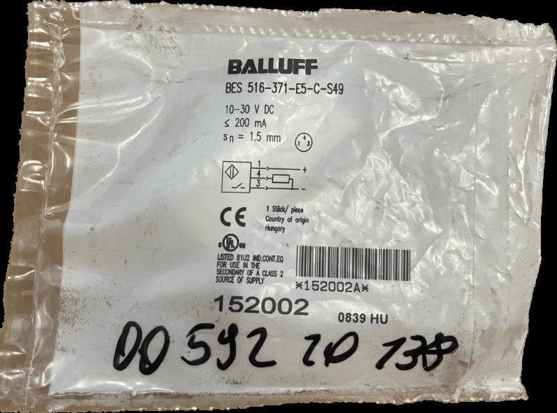 BALLUFF Induktive Standardsensoren mit Vorzugstypen BES 516-371-E5-C-S49