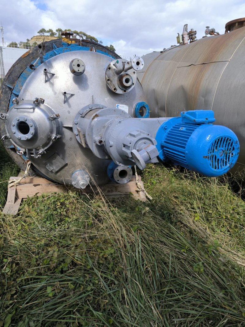 REACTOR AGUILAR Y SALAS 4,800 LITRES INSULATED WITH HALF-PIPE AND AGITATION