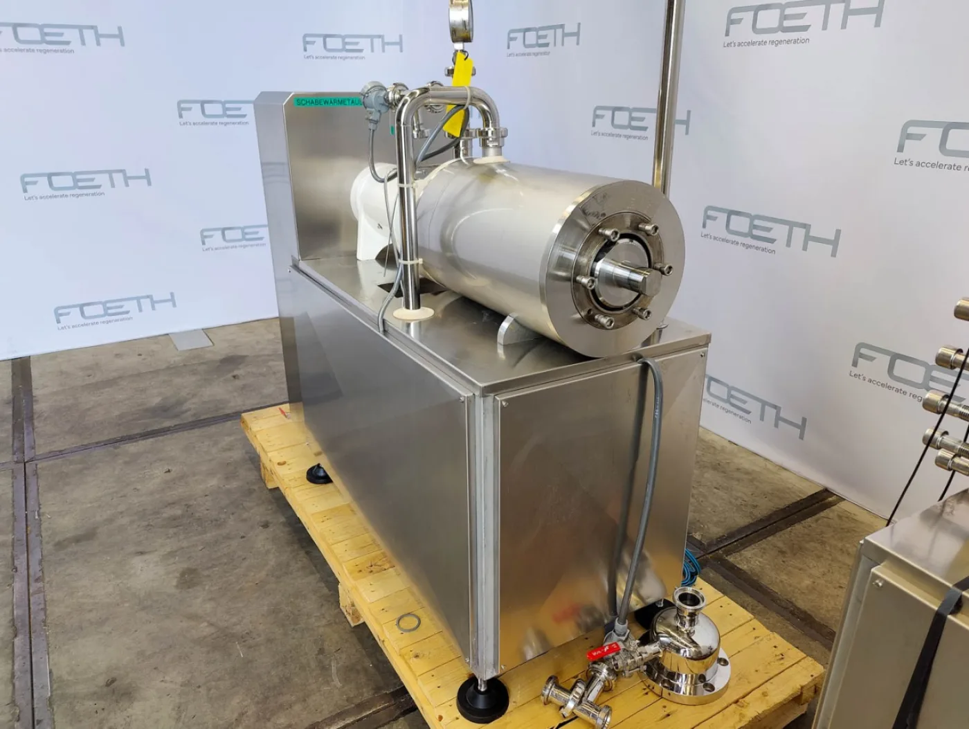 Chemtech Chemetator 212 W + Crystalliser WH35F "fat/ margarine cooler" - Scraped surface heat exchanger - 8