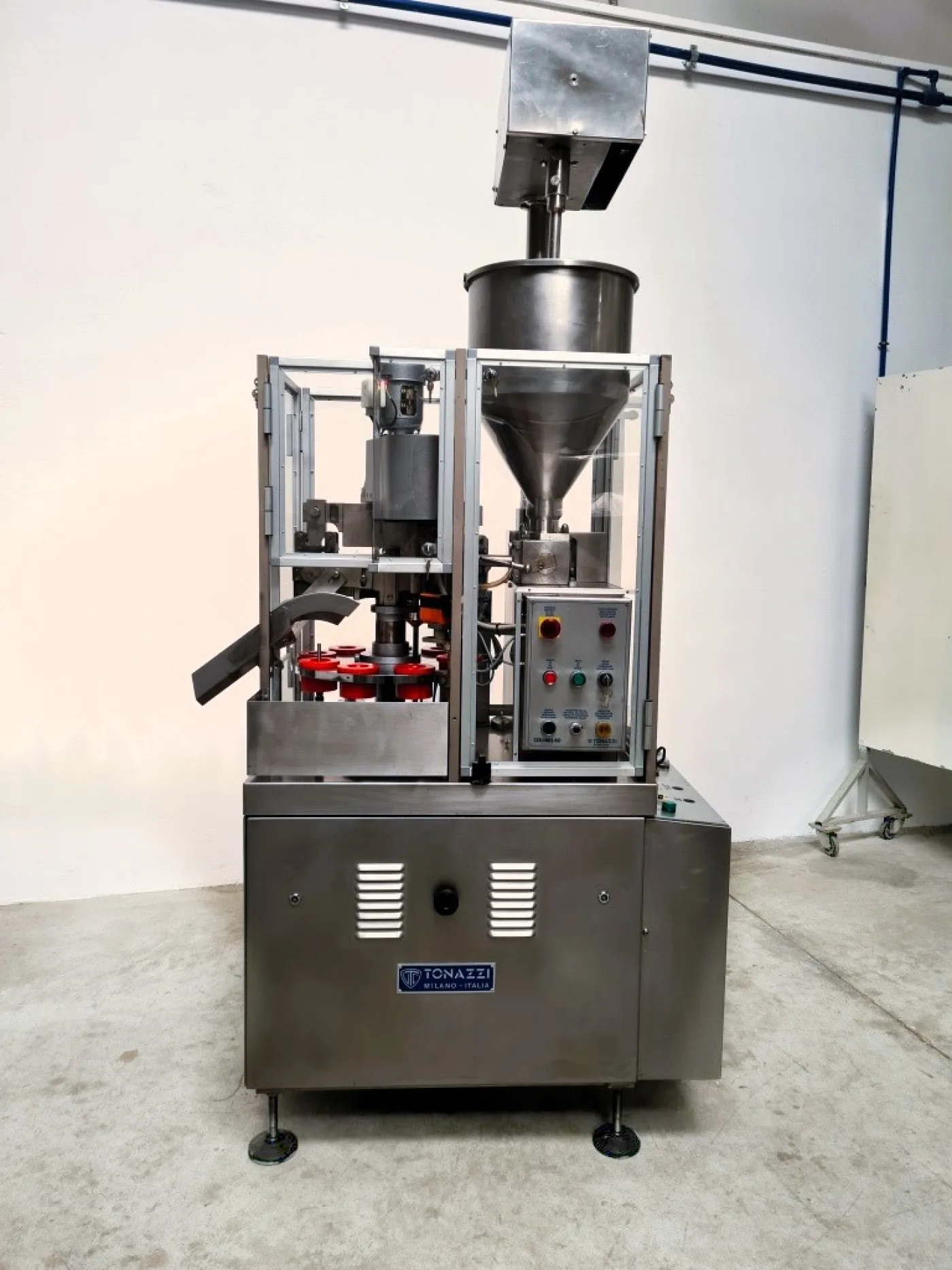INTUBETTATRICE PER TUBETTI IN PLASTICA – TONAZZI – MOD. COLIBRI 40 - 6