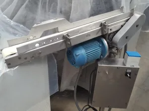 NASTRINO TRASPORTATORE MOTORIZZATO A TAPPETO IN ACCIAIO INOX – UNIRID – MOD. PF50