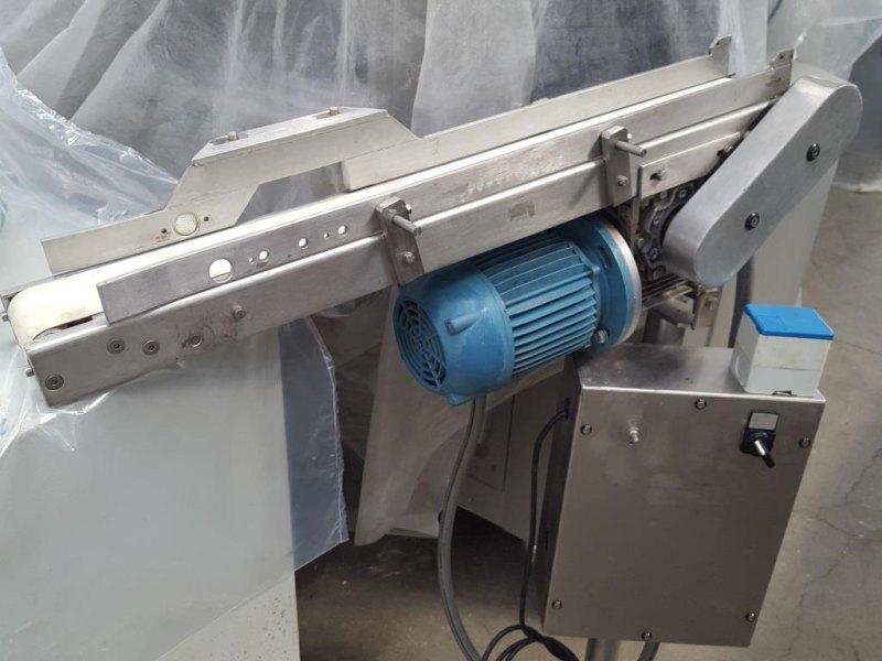 NASTRINO TRASPORTATORE MOTORIZZATO A TAPPETO IN ACCIAIO INOX – UNIRID – MOD. PF50