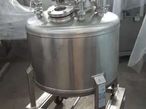 SERBATOIO INOX CARRELLATO – DE LAMA MOD. 300 L