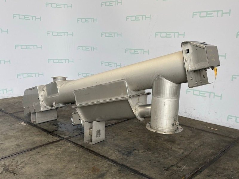 inclined screw + dosing screw - Vertical screw conveyor