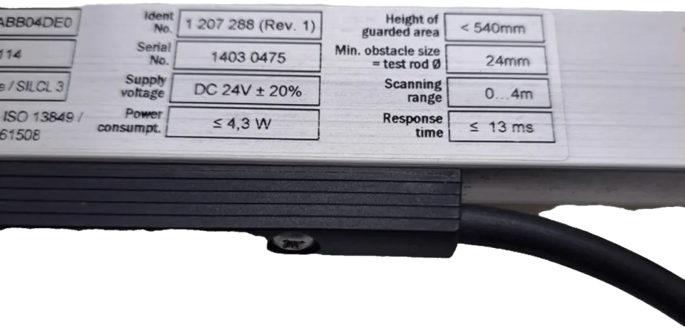 Sick Sicherheitslichtvorhänge: miniTwin C4MT-05424ABB04DE0