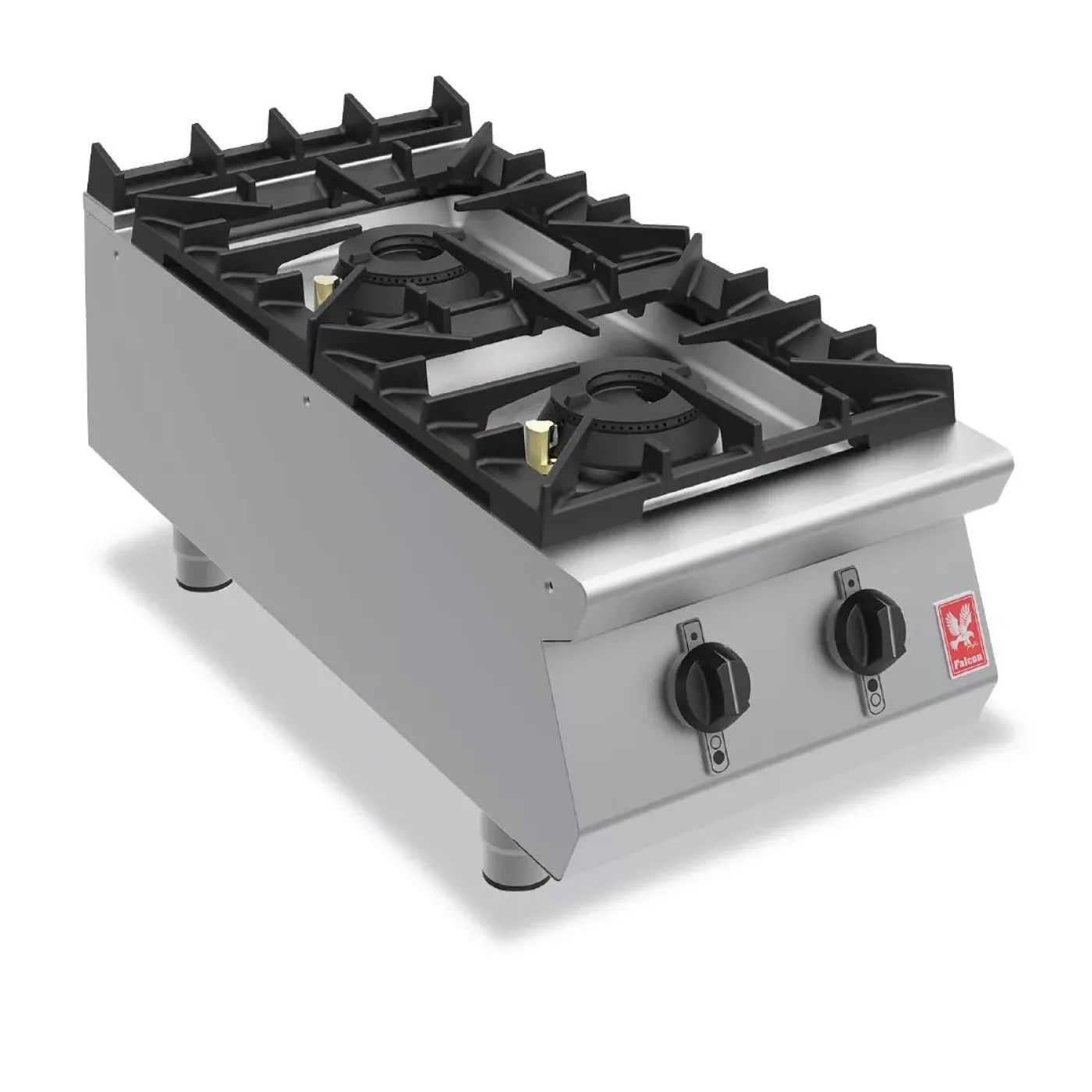 Falcon F900 Two Burner Countertop Boiling Hob Natural Gas G9042 - islandcatering - 1