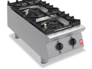 Falcon F900 Two Burner Countertop Boiling Hob Natural Gas G9042 - islandcatering