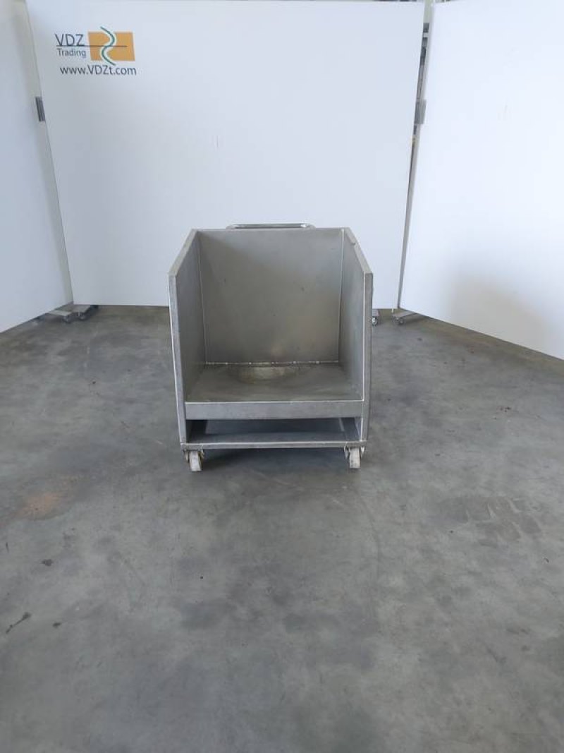Stainless steel rolling bin