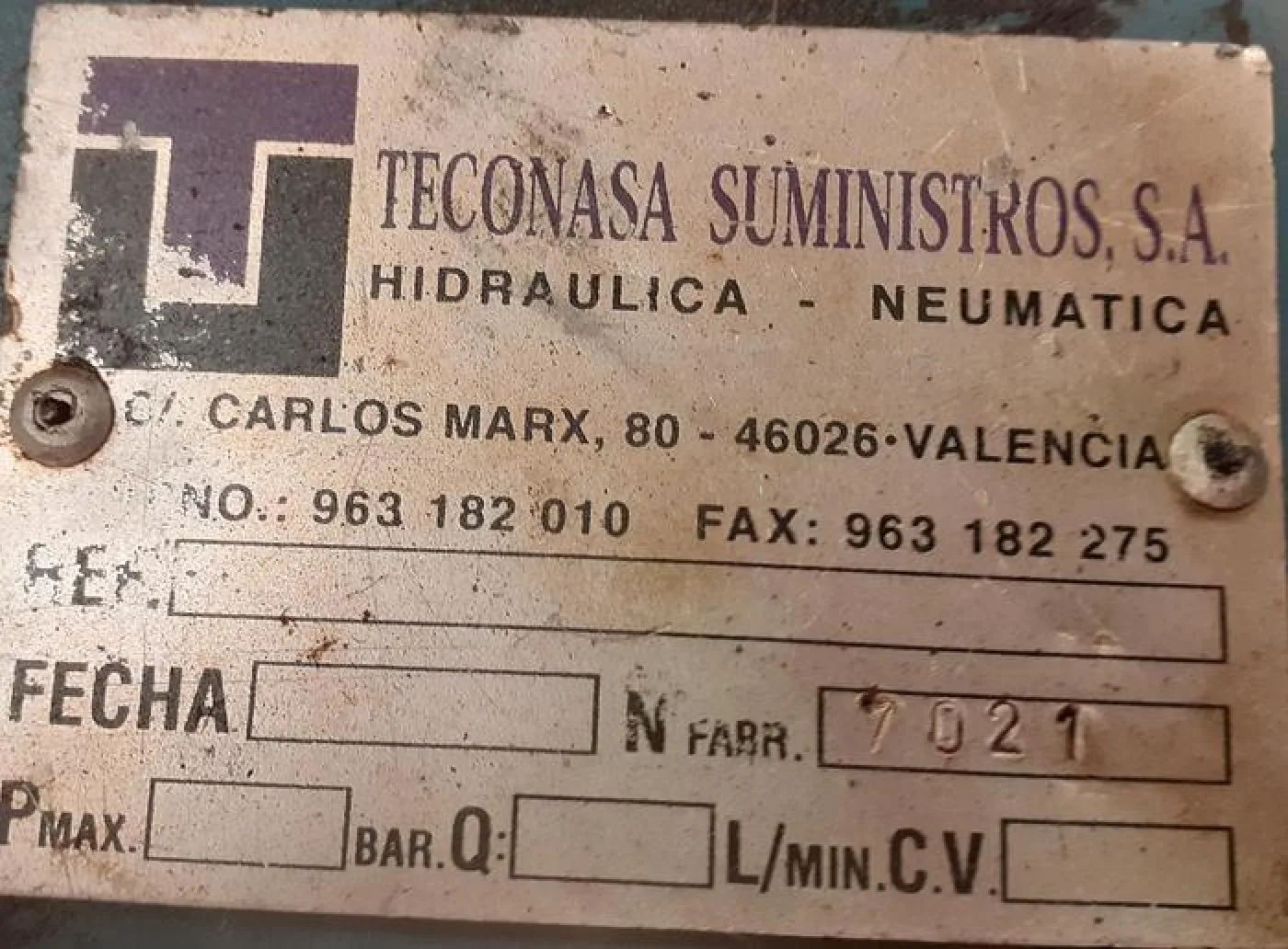 Grupo hidráulico TECONASA SUMINISTROS - 3