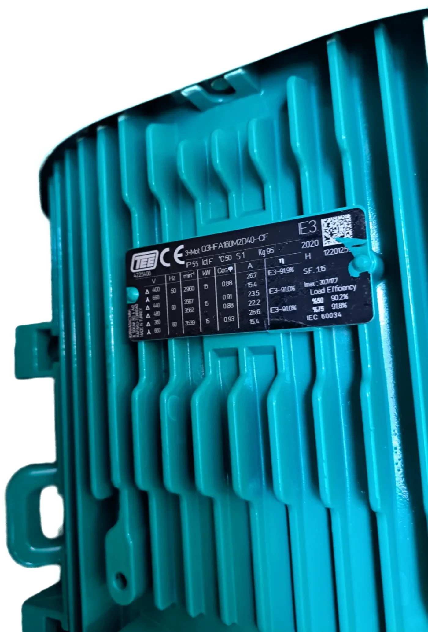TEE Elektromotor 3-Mot Q3HFA160M2D40-CF - 2