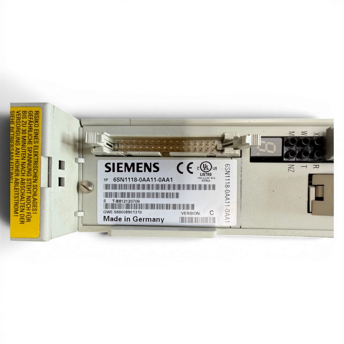 SIEMENS SIMODRIVE LT-MODUL INT.50A 6SN1123-1AA00-0CA2 mit Einschubmodul 6SN1118-0AA11-0AA1 für IMA 610 V X-Achse - 2