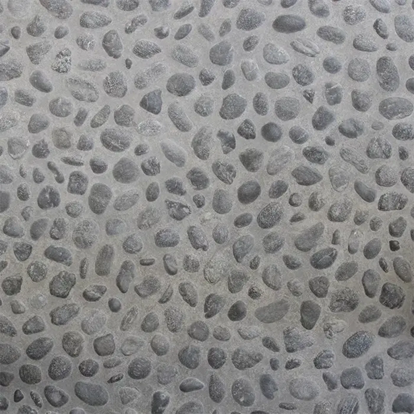 Pebble 20MM Black tegel 90x90x2 cm. - 1