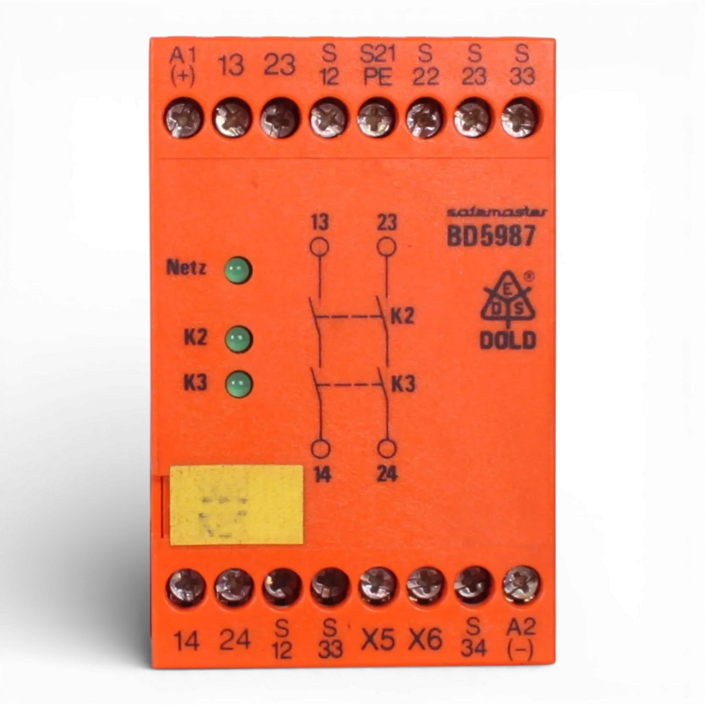 Dold BD 5987, 2-Kanal Sicherheitsrelais, 230 VAC, 2 x Sicherheitskontakte Art.-Nr. BD5987.02/001 - 1