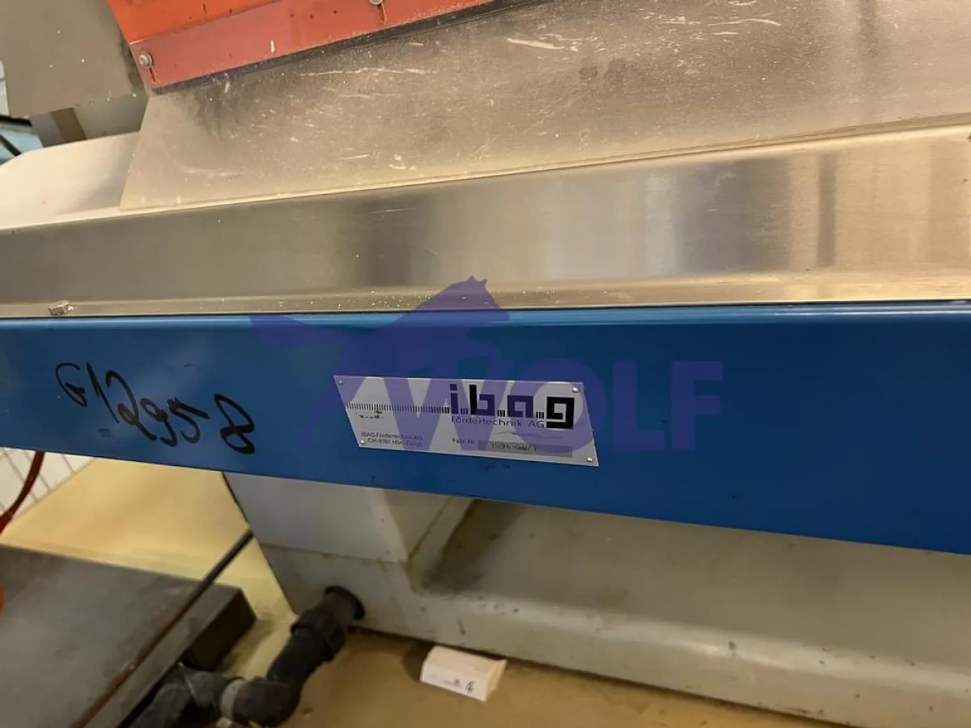 Abtransport-Muldenband IBAG - ca. 400 mm Arbeitsbreite und 3 Meter Länge - 2