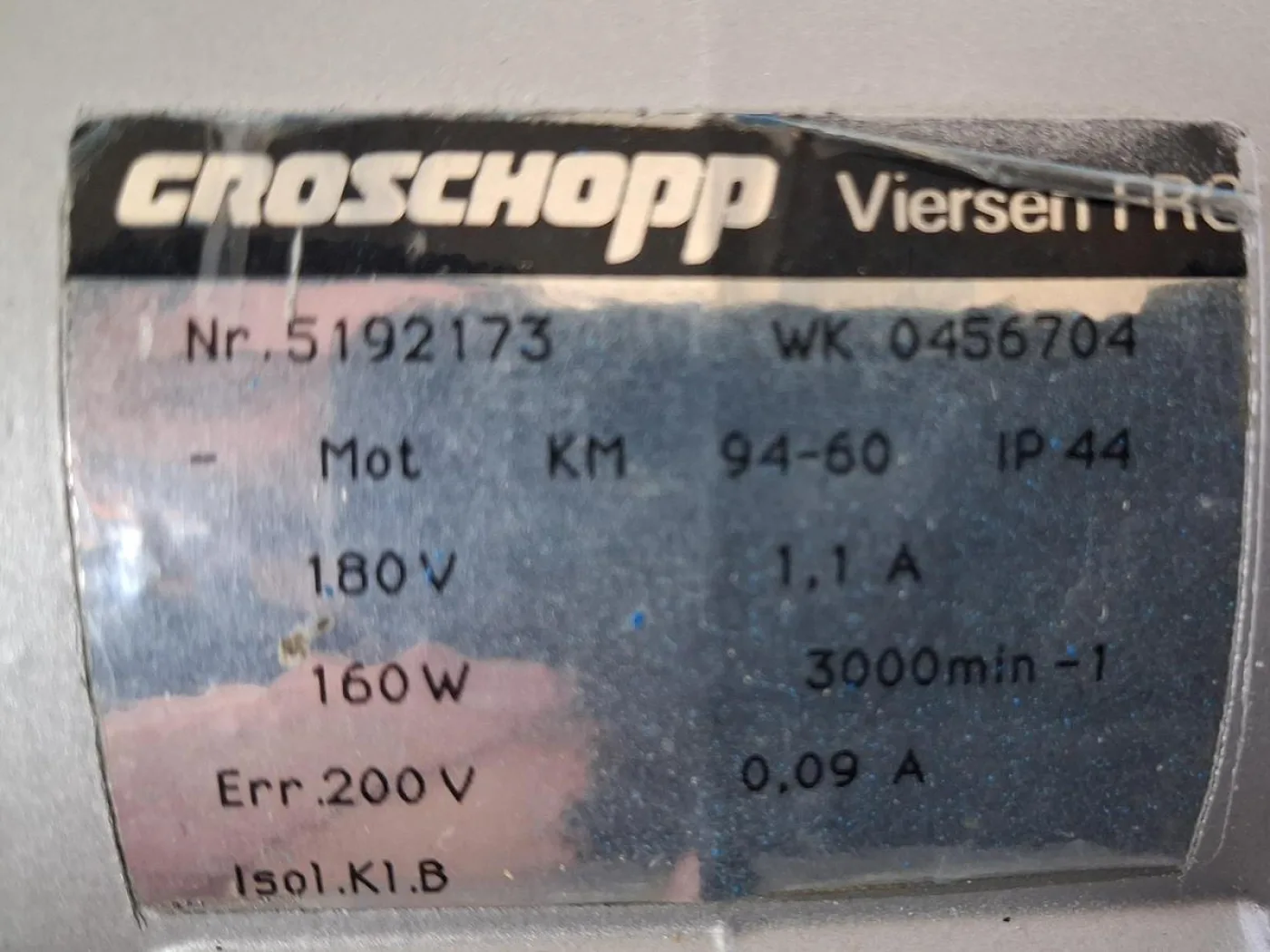Groschopp KM 94-66 Getriebemotor - 3
