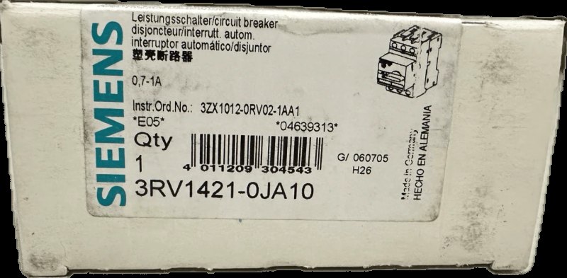 Siemens Leistungsschalter 3RV1421-0JA10