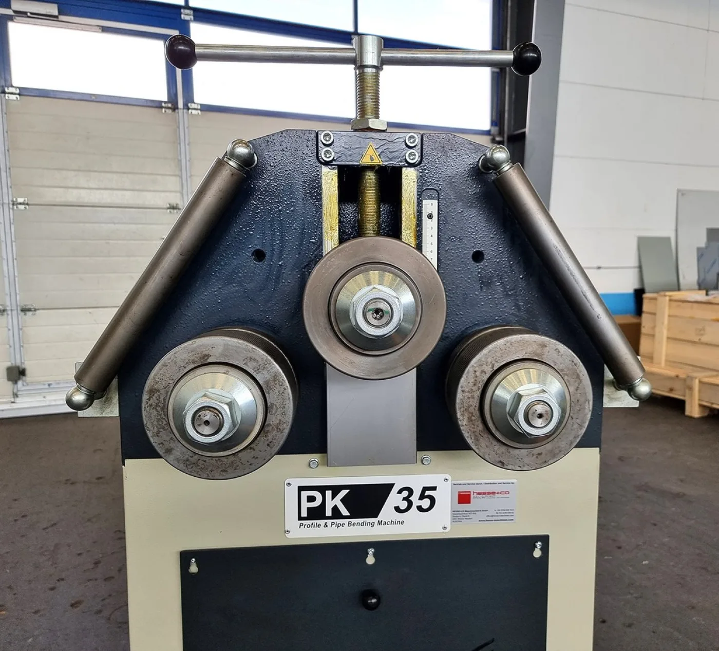 Profilbiegemaschine mit manueller Walzenzustellung PK 35 - 3