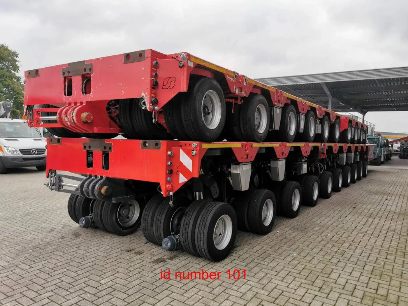 SCHEUERLE SPMT 3000 20 x 40 TONS AXLES! - 5
