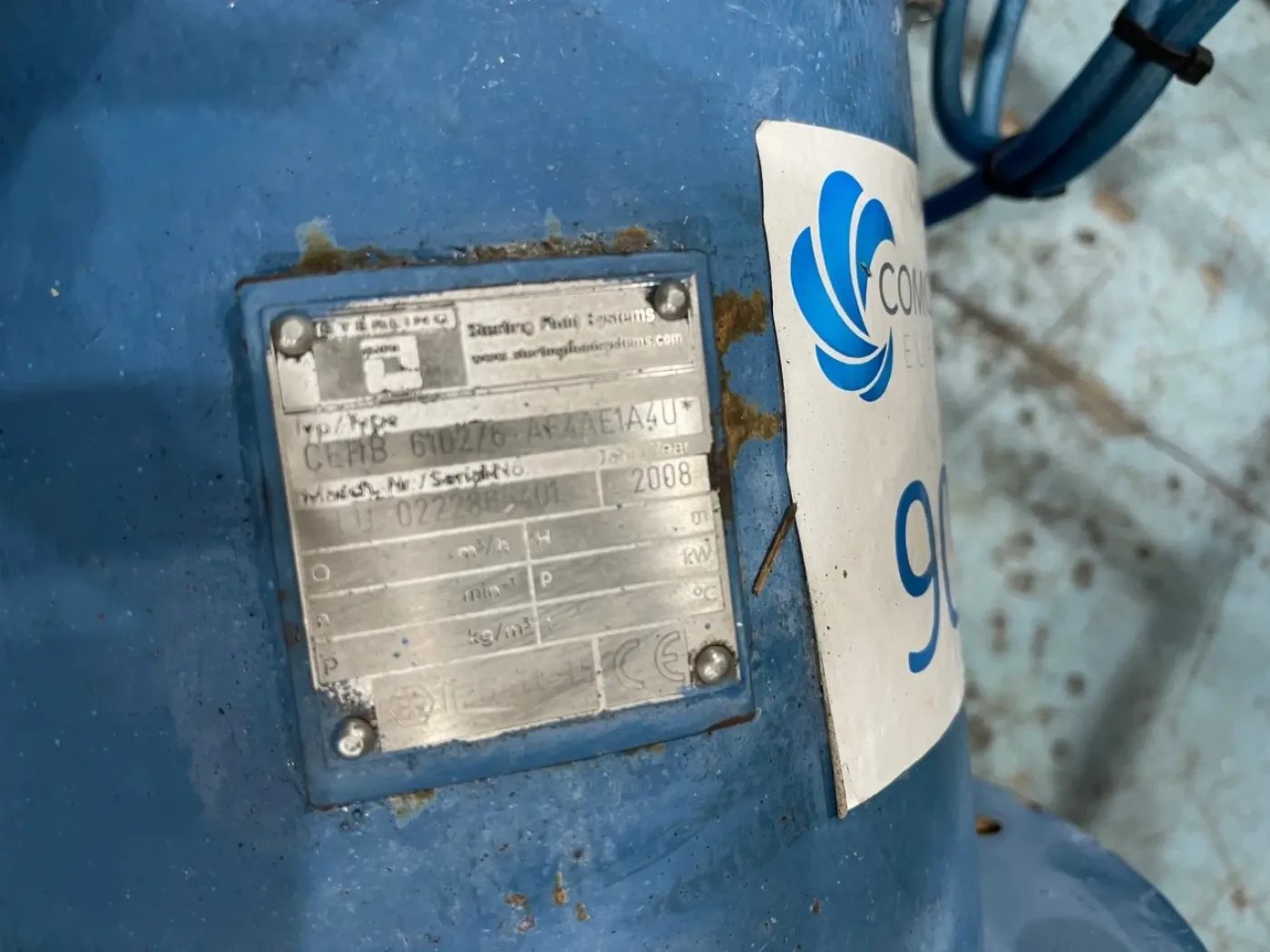 USED STERLING SIHI CEHB 610276 AF4AE1A4U SIDE CHANNEL SELF-PRIMING CENTRIFUGAL PUMP - 2