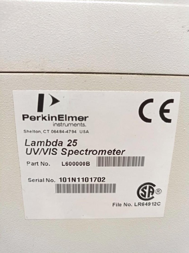 SPETTROMENTRO UV-VISIBILE – PERKIN ELMER – MOD. LAMBDA 25
