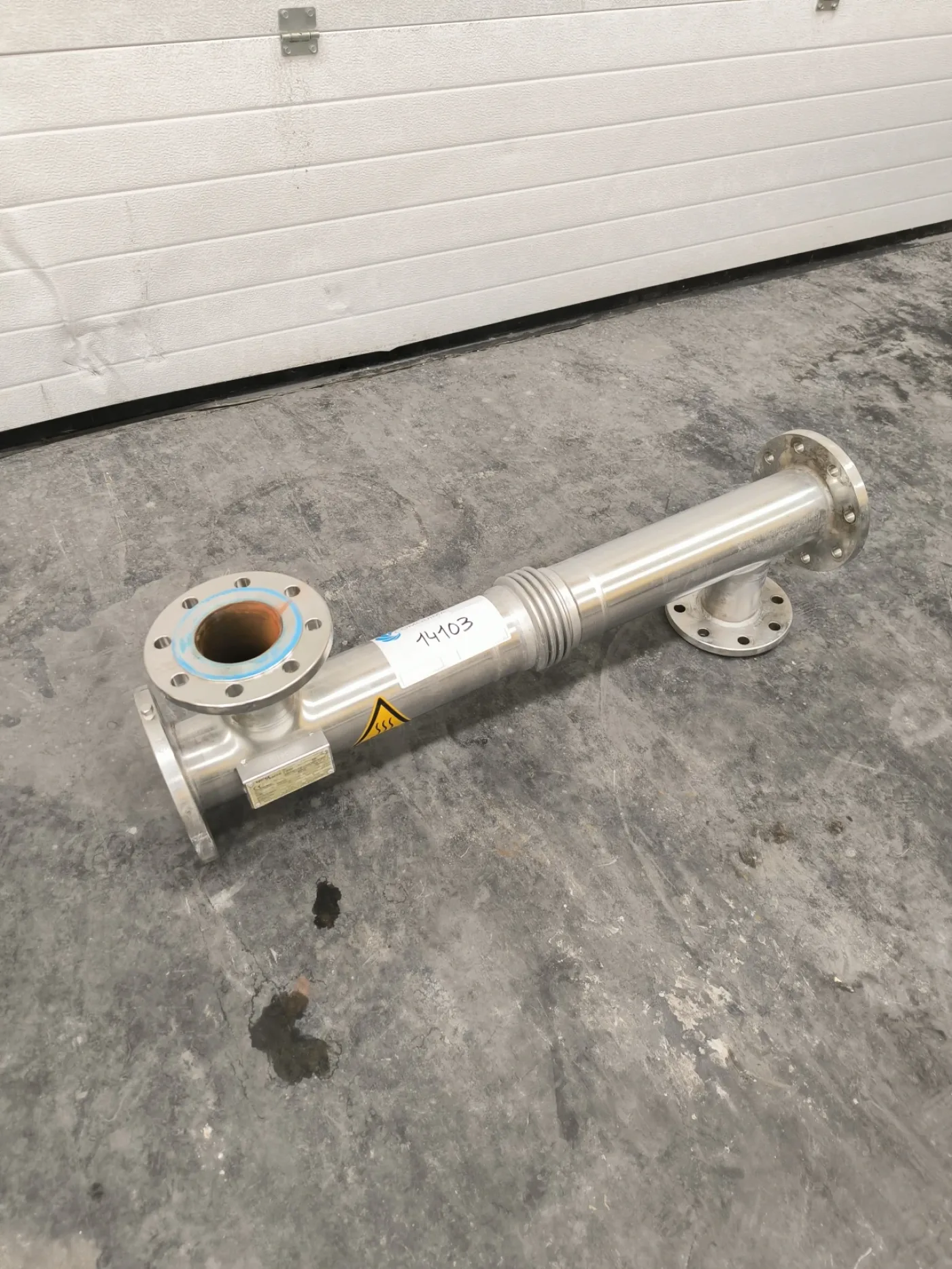 STAINLESS STEEL TUBULAR HEAT EXCHANGER 0.8 M² SPIRAX SARCO SXS VES 4" - 2