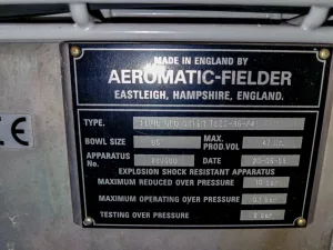 GEA Aeromatic TSG-2 B5 F4 - Fluid bed dryer batch