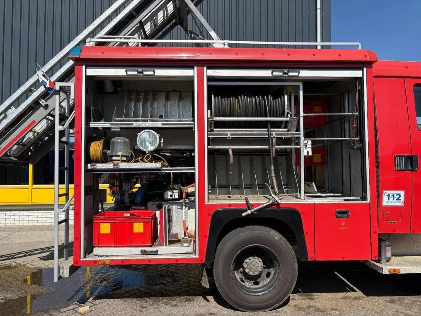 DAF Ae55Ce Ae55Ce + Fire Truck + 116766 Km + Extendable Ladder + 1500 L Water Tank - 8
