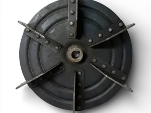 Stahl Laufrad Flügelrad Ø 250 mm Absaugung Transport Ventilator Art. Nr. 300102